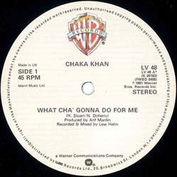 画像3: CHAKA KHAN / WHAT CHA' GONNA DO FOR ME (英原盤/全3曲) [◎中古レア盤◎激レア！マニア品！英国オンリー原盤！]