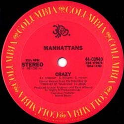 画像3: MANHATTANS / CRAZY (米原盤/12"MIX) [◎中古レア盤◎お宝！本物のUS原盤ジャケ付！N.Yアーバンソウル傑作！インスト入り！]