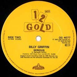 画像3: BILLY GRIFFIN / HOLD ME TIGHTER IN THE RAIN & SERIOUS (全2曲) [◎中古レア盤◎お宝！高音質版！豪華2曲！80'sアーバン！]