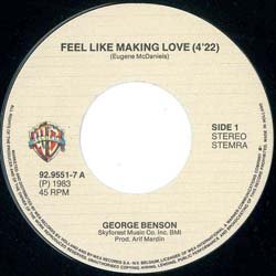 画像3: GEORGE BENSON / FEEL LIKE MAKING LOVE (7インチ) [◎中古レア盤◎お宝！美品！オランダ版ジャケ7"！愛のためいき！]