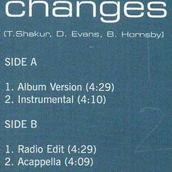 画像2: 2PAC / CHANGES (欧州原盤/4VER) [◎中古レア盤◎お宝！ヨーロッパ版ジャケ！大ネタ美麗ピアノ！]