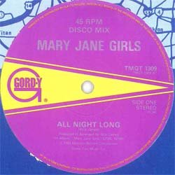 画像2: MARY JANE GIRLS / ALL NIGHT LONG (英原盤/全2曲) [◎中古レア盤◎激レア！本物のジャケ付原盤！圧巻の1面使用！]