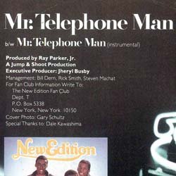 画像2: NEW EDITION / MR.TELEPHONE MAN (7インチ) [◎中古レア盤◎お宝！美A級品！ドイツ版ジャケ7"！インスト入り！]