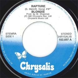 画像4: BLONDIE / RAPTURE (7インチMIX) [◎中古レア盤◎お宝！オランダ版ジャケ7"MIX！超大ネタ！]