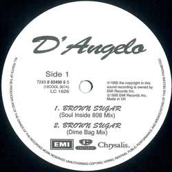 画像3: D'ANGELO / BROWN SUGAR (英原盤/REMIX) [◎中古レア盤◎激レア！英国版ジャケ！別リミックス！]