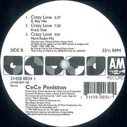 画像2: CE CE PENISTON / CRAZY LOVE (米原盤/REMIX) [◎中古レア盤◎お宝！シュリンク&ステッカー付原盤！「KRAZY DUB」入り！]