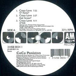 画像3: CE CE PENISTON / CRAZY LOVE (米原盤/REMIX) [◎中古レア盤◎お宝！シュリンク&ステッカー付！本物の原盤！]