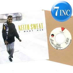 画像1: KEITH SWEAT / I WANT HER (7インチMIX/PART1&2) [◎中古レア盤◎お宝！美A級品！ドイツ版7インチMIX！]