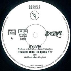 画像2: SYLVIA / IT'S GOOD TO BE THE QUEEN (仏原盤/インスト入り) [◎中古レア盤◎激レア！フランス版ジャケ！インスト付！］