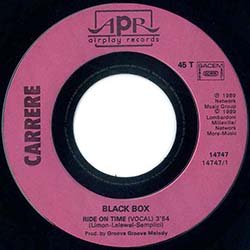 画像3: BLACK BOX / RIDE ON TIME (7インチMIX) [◎中古レア盤◎お宝！別タイプのフランス版ジャケ！7"MIX！]