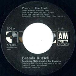 画像2: BRENDA RUSSELL / PIANO IN THE DARK (7インチ) [◎中古レア盤◎お宝！美A級品！本物のUS原盤！]