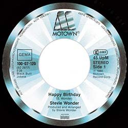 画像2: STEVIE WONDER / HAPPY BIRTHDAY (7インチMIX) [◎中古レア盤◎激レア！別タイプのドイツ版ジャケ7"MIX！]