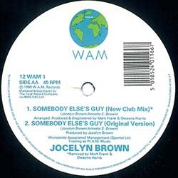 画像2: JOCELYN BROWN / SOMEBODY ELSE'S GUY (英原盤/90年MIX) [◎中古レア盤◎お宝！90年MIX版！ド派手パーティ仕様！]