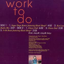 画像2: VANESSA WILLIAMS / WORK TO DO (米原盤/REMIX) [◎中古レア盤◎お宝！本物のUS原盤！名カバー！]