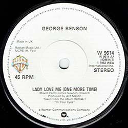 画像2: GEORGE BENSON / LADY LOVE ME (7インチ) [◎中古レア盤◎お宝！英国版ジャケ7"！爽快AORダンサー！]