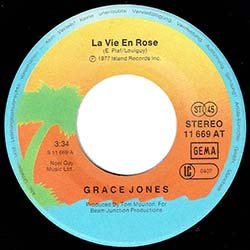 画像4: GRACE JONES / LA VIE EN ROSE & I NEED A MAN (7インチMIX) [◎中古レア盤◎お宝！別ジャケ！ドイツ版7"MIX！］