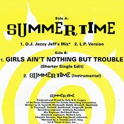 画像2: DJ JAZZY JEFF & FRESH PRINCE / SUMMERTIME +1曲 (全2曲) [◎中古レア盤◎お宝！人気ジャケ付！内容違い！]