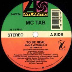 画像2: MC TAB / TO BE REAL (米原盤/全2曲) [◎中古レア盤◎お宝！シュリンク&初回ステッカー付原盤！必殺「GOT TO BE REAL」使い！]