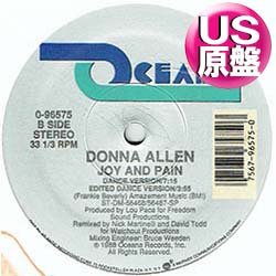 画像1: DONNA ALLEN / JOY AND PAIN (米原盤/REMIX) [◎中古レア盤◎お宝！滅多に無いUS原盤！MAZEカバー！EDIT入り！]