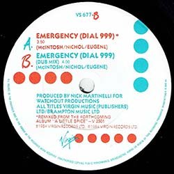 画像4: LOOSE ENDS / EMERGENCY DIAL 999 (7インチMIX) [◎中古レア盤◎お宝！美品！7"は英国版のみ！DUB入り！]