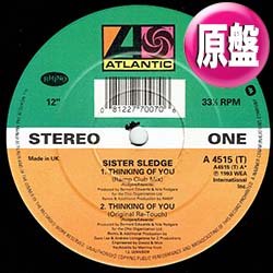 画像1: SISTER SLEDGE / THINKING OF YOU (英原盤/NEW MIX) [◎中古レア盤◎激レア！欧州のみ！新オリジナルMIX！]