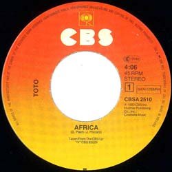 画像2: TOTO / AFRICA (7インチMIX) [◎中古レア盤◎お宝！オランダ版ジャケ！80's名曲！7"MIX！]