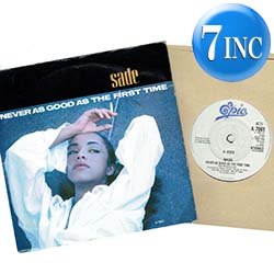 画像1: SADE / NEVER AS GOOD AS THE FIRST TIME (7インチMIX) [◎中古レア盤◎お宝！オランダ版ジャケ付7"MIX！お洒落！]