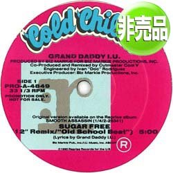 画像1: GRAND DADDY I.U. / SUGAR FREE (USプロモ/REMIX) [◎中古レア盤◎激レア！昔は1万円！本物の原盤！プロモREMIX！]