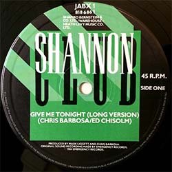 画像2: SHANNON / GIVE ME TONIGHT (英原盤/12"MIX) [◎中古レア盤◎お宝！美A級品！英国版ジャケ！「DUB」入り！]