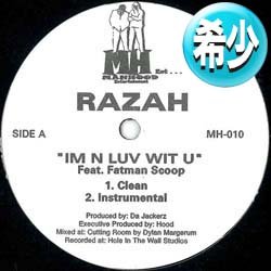 画像1: RAZAH feat FATMAN SCOOP / I'M N LUV WIT U (全2曲) [◎中古レア盤◎お宝！「I'M A HUSTLA」使いR&B！]