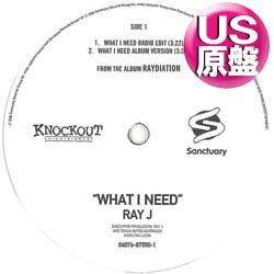 画像1: RAY J / WHAT I NEED (米原盤/2VER) [◎中古レア盤◎お宝！少量生産！哀愁美メロダンサー！]