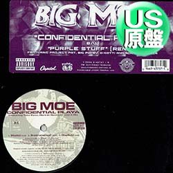 画像1: BIG MOE / CONFIDENTIAL PLAYA (米原盤/全2曲) [◎中古レア盤◎お宝！屈指の名曲！爽快ウエスト！]