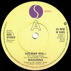 画像4: MADONNA / HOLIDAY (7インチMIX) [◎中古レア盤◎お宝！マニア歓喜の"機関車ジャケ"！7インチMIX！]