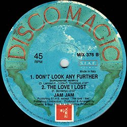 画像2: JAM JAM / DON'T LOOK ANY FURTHER (伊原盤/12"MIX) [◎中古レア盤◎お宝！コレは本物原盤！極上カバー！SAX版入り！]