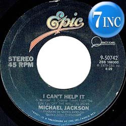 画像1: MICHAEL JACKSON / I CAN'T HELP IT & 今夜はドンド・ストップ (7インチ) [◎中古レア盤◎お宝！US原盤7"！豪華2曲！]