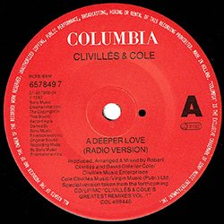 画像4: CLIVILLES & COLE / A DEEPER LOVE (REMIX/7インチMIX) [◎中古レア盤◎お宝！別ジャケ & 内容違い！跳ねてるEDIT！]