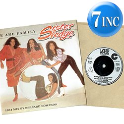 画像1: SISTER SLEDGE / WE ARE FAMILY (84年MIX/7"MIX) [◎中古レア盤◎お宝！英国版ジャケ7"MIX！84年リミックス！]