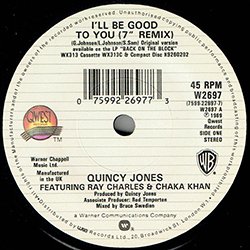 画像2: QUINCY JONES / I'LL BE GOOD TO YOU (7インチMIX) [◎中古レア盤◎お宝！90年初期R&B名曲！英国版ジャケ7"MIX！]