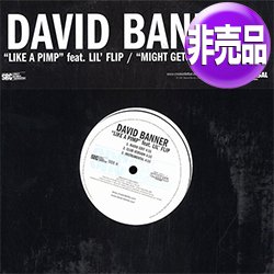 画像1: DAVID BANNER feat LIL'FLIP / LIKE A PIMP (USプロモ/全2曲) [◎中古レア盤◎お宝！本物のUS原盤！2000年以降の人気レコード！]