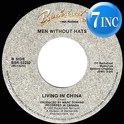 画像1: MEN WITHOUT HATS / LIVING IN CHINA (7インチ) [◎中古レア盤◎お宝！US原盤7"！豪華2曲！盛上げ鉄板！]