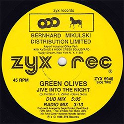 画像3: GREEN OLIVES / JIVE INTO THE NIGHT (米原盤/4VER) [◎中古レア盤◎お宝！珍しいZYXジャケ！ウィンク原曲！ロングMIX！]