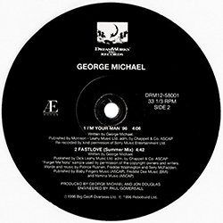 画像2: GEORGE MICHAEL / FASTLOVE (サマーMIX) [■廃盤■激レア！美A級品！少量生産12"！「忘れな草」使い！サマーMIX入り！]