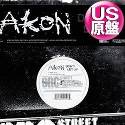 画像1: AKON / DON'T LET UP (米原盤/2VER) [◎中古レア盤◎お宝！少量生産！日本独占正規12"！]