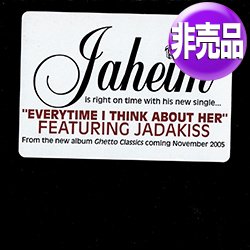 画像1: JAHEIM / EVERYTIME I THINK ABOUT HER (USプロモ/6VER) [◎中古レア盤◎お宝！USプロモオンリー原盤！2000年以降の人気レコード！]