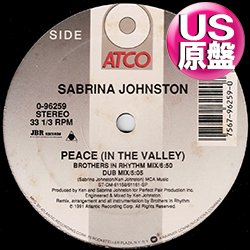 画像1: SABRINA JOHNSTON / PEACE (米原盤/REMIX) [◎中古レア盤◎お宝！本物の原盤！フロア大合唱！90's初期大ヒット！]