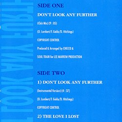 画像2: JAM JAM / DON'T LOOK ANY FURTHER (独原盤/12"MIX) [◎中古レア盤◎お宝！ドイツ版ジャケ！極上カバー！トランペット版入り！]