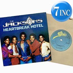 画像1: THE JACKSONS / HEARTBREAK HOTEL (7インチ) [◎中古レア盤◎お宝！英国版ジャケ7"！有名ネタ！]