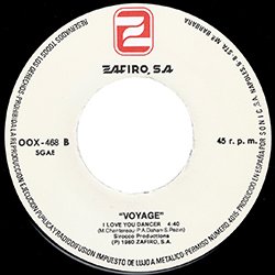 画像2: VOYAGE / I LOVE YOU DANCER (7インチMIX) [◎中古レア盤◎お宝！スペイン版ジャケ7"MIX！豪華2曲！]