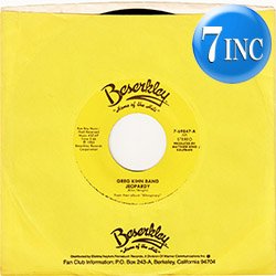 画像1: GREG KIHN BAND / JEOPARDY (7インチ) [◎中古レア盤◎お宝！US原盤7"！DJ HARVEYプレイ！ダンスロック古典！]