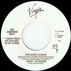 画像2: JANET JACKSON / ONE MORE CHANCE & IF (7インチ) [◎中古レア盤◎お宝！豪華2曲版7"！7インチだけの音源！]